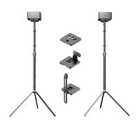 ULTIMEA Soporte para Altavoces de Altura Regulable, de 62 cm a 93 cm para Altavoces Envolventes, con una Capacidad de Carga de hasta 3 kg, Steady 300