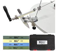 Último 2023 Actualizado RUIXIN PRO RX-009 Afilador de cuchillos Juego de cocina profesional de acero inoxidable Ángulo de fijación de giro de 360 grados con 4 piedras de afilar