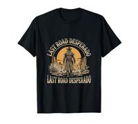 Último Camino Desperado Western Cowboy Desert Vintage Art Camiseta