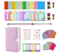 Último colorido kit de accesorios, compatible con Fujifilm Mini 9 8 11 12 70 90 accesorios incluyen álbumes de fotos, calcomanías de película, soportes de escritorio, marcos colgantes y correas (rosa)