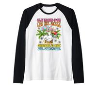 Último día de clase Profesor tonto Ganso suelto Verano Camiseta Manga Raglan