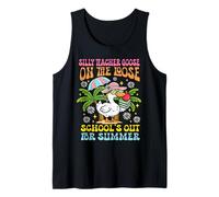 Último día de clase Profesor tonto Ganso suelto Verano Camiseta sin Mangas