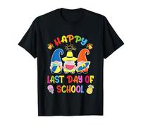 Último día de Clases Vacaciones Gnomos Surf Beach Vacaciones de Verano Camiseta
