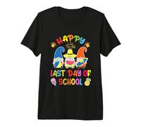 Último día de Clases Vacaciones Gnomos Surf Beach Vacaciones de Verano Camiseta Premium