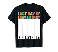 Último día de Primaria Firma mi Camisa Camiseta
