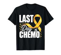Último día de quimioterapia Cinta Amarilla Sarcoma cáncer Guerrero Camiseta
