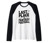Último Lugar en Fantasy Football Camiseta Manga Raglan