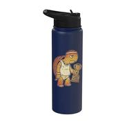Último Lugar Trofeo Divertido Tortuga Fantasy League Perdedor Stainless Steel Insulated Water Bottle