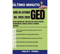 Último minuto Guía De Estudio Del GED 2025-2026: Curso intensivo de 7 días para las cuatro materias (matemáticas, ciencias, lectura y estudios sociales)
