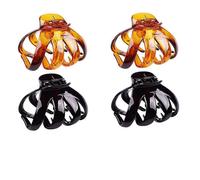 Último modelo 2025, 4 piezas, pinzas para el pelo con forma de pulpo, estilo clásico y grande, con gran poder de sujeción.