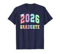 Último Primer día Clase de 2026 Graduado 12 años después Mamá Papá Camiseta