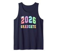 Último Primer día Clase de 2026 Graduado 12 años después Mamá Papá Camiseta sin Mangas