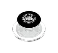 Último respondedor Divertido Que Dice el Equipo de Respuesta mortuoria PopSockets PopGrip para MagSafe