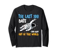 Últimos 100 días Fuera de Este Mundo Escuela 100 Día Niños Niños Manga Larga