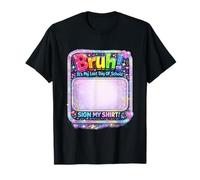 Últimos Días Aula Humor Fin de Año Estudiante Memoria Camiseta