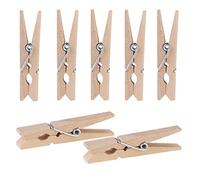 ULTNICE 100 Unidades 4,8 cm Pinzas de Madera Mini Pinzas Decorativas de Madera para Manualidades Fotos