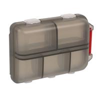 ultnice caja de píldoras portátil con 10 compartimentos extraíble pastillero de bolsillo de plástico en forma de Oval para Camping viaje