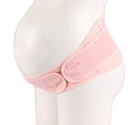 ULTNICE Faja de Maternidad para Embarazo, Cinturón de Soporte Abdominal con 6 Soportes, Alivio del Dolor de Espalda y Pelvis, Transpirable y Ajustable, Talla Única para Todo el Embarazo