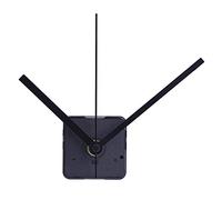 ULTNICE ULTNICE Juego de movimiento para relojes de pared, silencioso sin ruido de tictac, accesorios de bricolaje con diseño ergonómico, fácil instalación, color negro (6,3 x 2,8 x 1,6 pulgadas)