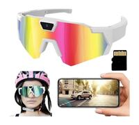 Ultra 4K Camera Glasses, 4K Ultra HD Baseball Glasses, Sports with Camera, 2026 Upgrade Wearable POV Action Camera for Baseball, Cycling, Outdoor Recording & Adventure.(Multicolor64G)