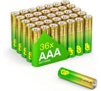 Ultra Alkaline Triple A Batteries, Long Lasting Power for High-Performance Devices - Ideal for Radio, Camera, Alarm - Industrial Use, Anti-Leakage, 10-Year Shelf Life - 36 Pack by GP AAA Batteries