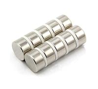 Ultra Alto Rendimiento N52 Magnet de Neodimio Para Artes, Manualidades, Fabricación de Modelos, Bricolaje, Pasatiempos, Oficina Y Hogar - 20mm de Diámetro x 10mm de Espesor - 14.8kg - Paquete de 10