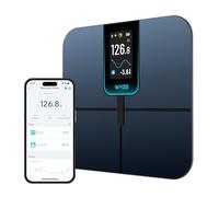 Ultra, báscula inteligente con pantalla a color de 4.3 pulgadas, elegible por FSA HSA, báscula de baño digital para peso corporal, composición de masa muscular, Wi-Fi y Bluetooth, báscula de grasa