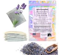 Ultra Beauty Essentials - Bolsas de secado de lavanda orgánicas, paquete de 6, 10 ciclos de secador, evita el olor de zapatos, cajón y clóset, protector de suéter (6)