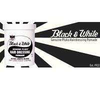 Crema moldeadora Black and White Genuine Pluko Hair Dressing Pomade para cabello, 200 ml, 3 unidades (total de 600 ml)
