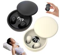 Ultra-Compact Bluetooth Sleep Earbuds, Mini Invisible Headphones Bluetooth 5.4 True Wireless in-Ear Earphones, Ridiculously Amall for Small Ear Canals Sleeping Invisible Ear Buds(BLACK+SKIN COLOR)