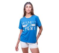 Ultra Game Camiseta de Cuello Redondo Suave para Mujer, Mujer, JTL7614F, Blanco, M