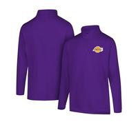 Ultra Game Men's Quarter Zip Long Sleeve Pullover T-Shirt NBA-Camisa de Manga Larga para Hombre con Cremallera de un Cuarto, Color del Equipo, L