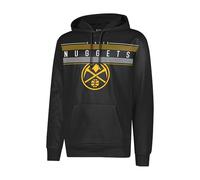 Ultra Game NBA Official Super Soft Midtown Hoodie Pullover Sweatshirt Sudadera con Capucha de Forro Polar para Hombre, Negro, XL