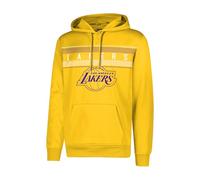 Ultra Game NBA - Sudadera de Hombre con Capucha de Forro Polar, Color del Logotipo del Equipo - GHM1461F-LL-Small, S, Amarillo