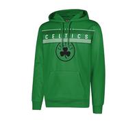 Ultra Game NBA - Sudadera de Hombre con Capucha de Forro Polar, Color del Logotipo del Equipo - GHM1461F-BC-Large, Large, Verde Kelly