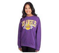 Ultra Game NBA - Sudadera Oficial de la NBA con Forro Polar extrasuave y Desgastado para Mujer