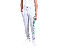 Ultra Game Pantalón Deportivo para Hombre, Hombre, Pantalones de chándal para Hombre Active Basic de Tejido de Rizo Suave, DSF5166M, Logotipo de la Pierna Izquierda., L