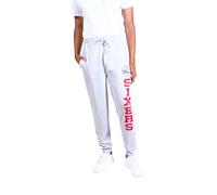 Ultra Game Pantalón Deportivo para Hombre, Hombre, Pantalones de chándal para Hombre Active Basic de Tejido de Rizo Suave, DSF5166M, Logotipo de la Pierna Izquierda., XL