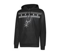 Ultra Game Poly Midtown NBA-Sudadera con Capucha de Forro Polar para Hombre, Negro, L