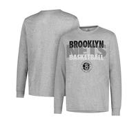Ultra Game UNK Hombres Supremo de la NBA L/S tee, Hombre, GLM1861F-BN-Small, Heather Gray, Small
