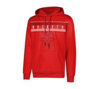 Ultra Game UNK NBA Midtown - Sudadera con Capucha para Hombre, Hombre, Sudadera de Forro Polar de la NBA para Hombre, GHM1461F-HR-L, Rojo, L