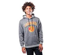 UNK NBA - Sudadera con capucha y forro polar para hombre, color gris - GHM3543F-AH-Medium, Medium, Carbóm jaspeado