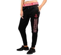 Ultra Game UNK - Pantalones Deportivos de la NBA para Hombre, Pantalones con Forro Polar y Logotipo del Equipo, Color Oscuro - FFL3592F-HR-Large, Large, Negro
