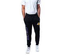 Ultra Game UNK - Pantalones Deportivos para Hombre de NBA, de Felpa Suave, con Logotipo del Equipo - VSF5166M-AM-LL-Small, S, Negro