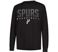 Ultra Game UNK vlm0291 F-Am NBA de la NBA Hombres Rendimiento - Equipo de Manga Larga Camiseta, Color, Hombre, VLM0291F-AM, Negro
