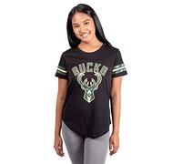 Ultra Game Women's Standard Soft Mesh Jersey tee Shirt, Black, Large