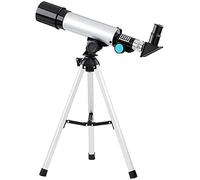 Ultra HD, astronomía para Principiantes, óptica de Vidrio con Revestimiento Completo, Apertura de 50 mm, Montura AZ de 400 mm, Refractor astronómico, con trípode y buscador.