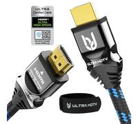 Ultra HDTV Cable HDMI 8K - Cable HDMI 2.1 de ultra alta velocidad de 5 m (48 Gbps) para 8K@60Hz y 4K@120Hz - Certificado Premium - Listo para PS5 y Xbox Series X