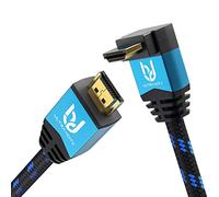 Ultra HDTV Premium - 3m 4K Cable HDMI 2.0b, 1x Adaptador de 90 Grados | 4K/60Hz (sin interferencias), HDR, 3D, ARC, Ethernet