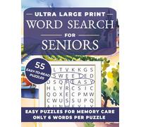Ultra Large Print Word Search Puzzle Book for Seniors: Extra Easy Word Search for Memory Care: Nostalgic 8x8 Large Print Puzzles with Simple Everyday ... (Golden Years Word Search Collection)
